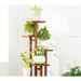 5 Tier Dark Brown Vertical Bamboo Plant Stand - Furniture > Office