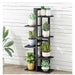 6 Tier Black Vertical Bamboo Plant Stand - Furniture > Office