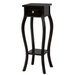 Cabriole Leg Plant Stand (Chocolate) - Furniture > Living Room > Side Tables