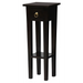 Ezra Straight Leg Plant Stand (Chocolate) - Furniture > Living Room > Side Tables