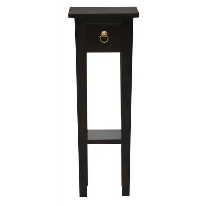 Ezra Straight Leg Plant Stand (Chocolate) - Furniture > Living Room > Side Tables