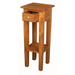 Ezra Straight Leg Plant Stand (Light Pecan) - Furniture > Living Room > Side Tables