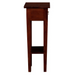 Ezra Straight Leg Plant Stand (Mahogany) - Furniture > Living Room > Side Tables