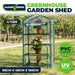 Garden Greens Greenhouse Shed 4 Tier UV Protected Cover Sturdy Structure 1.6m - Home & Garden > Green Houses