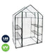 Garden Greens Greenhouse Walk-In Shed 3 Tier Solid Structure & Quality 1.95m - Home & Garden > Green Houses
