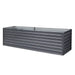 2 in 1 Greenfingers Garden Bed - Grey (320 x 80 x 77 cm)