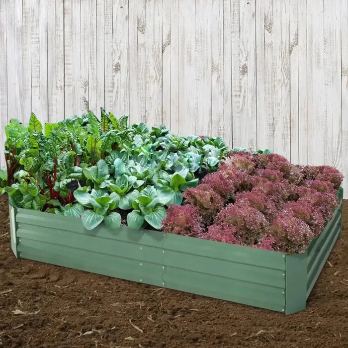 2 X Greenfingers Garden Bed (210 x 90 x 30 cm)  - Green