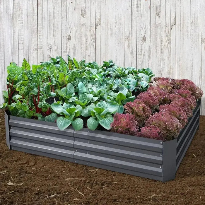 2 X Greenfingers Garden Bed - Grey (150 x 90 x 30 cm)