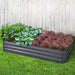 2 X Greenfingers Garden Bed - Grey (210 x 90 x 30 cm)