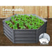 2 X Greenfingers Garden Bed - Grey (30 x 130 x 46 cm)