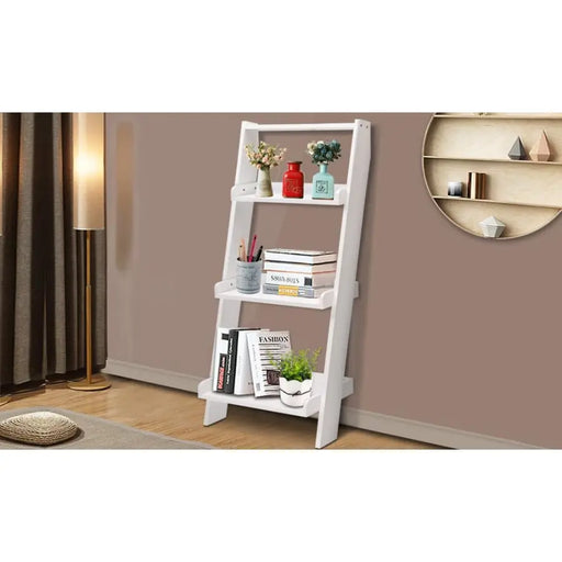 Levede 3 Tier Ladder Shelf Stand Storage Book Shelves Shelving Display Rack