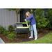 Maze 180l Geared Twin Tumbler With Composting Cart