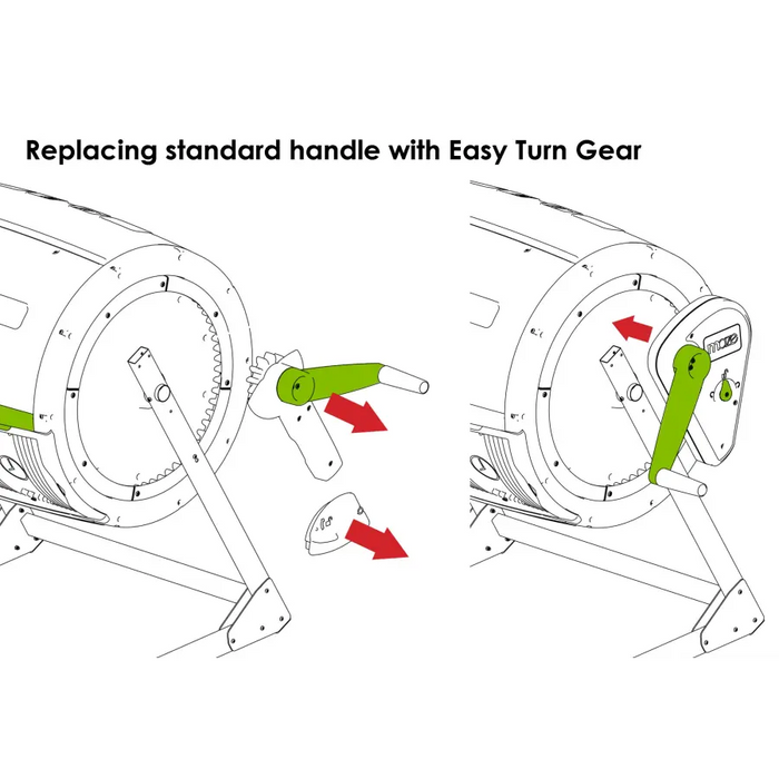 Maze Easy-Turn Gear For 245l Tumbler