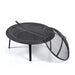 22" Portable Outdoor Fire Pit and BBQ