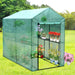 Walk In Greenhouse Garden Green House Plant Shed PE PVC Cover Arch Roof Tunnel