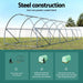 Green Fingers PE Mesh 6m x 4m x 2m Tunnel Greenhouse - Home & Garden > Green Houses