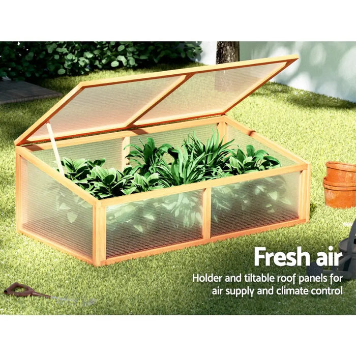 Greenfingers Garden Bed Raised Wooden Planter Box Vegetables 110x58x41.5cm - Home & Garden > Garden Beds