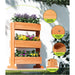 Greenfingers Garden Bed Raised Wooden Planter Box Vegetables 69x39x106cm - Home & Garden > Garden Beds