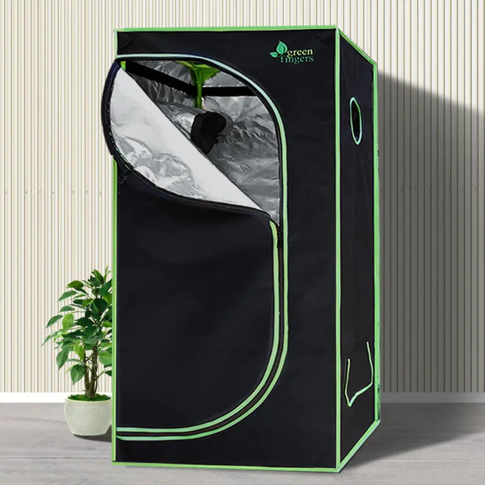 Greenfingers Grow Tent 1000W LED Grow Light 80X80X160cm Mylar 4 Ventilation - Home & Garden > Green Houses