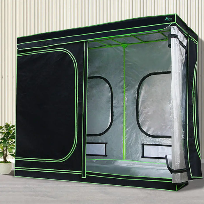 Greenfingers Grow Tent 2000W LED Grow Light 240X120X200cm Mylar 6 Ventilation - Home & Garden > Green Houses
