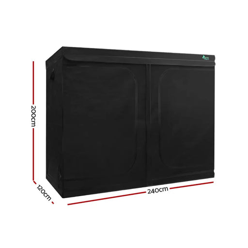 Greenfingers Hydroponics Grow Tent Kits Hydroponic Grow System 2.4m x 1.2m x 2m 600D Oxford - Home & Garden > Green Houses