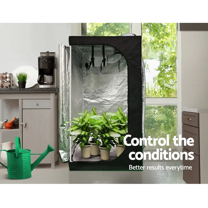 Greenfingers Hydroponics Grow Tent Ventilation Kit Vent Fan Carbon Filter Duct Ducting 4 inch - Home & Garden > Green Houses