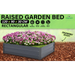 Home Ready 120 x 90 x 30cm Grey Raised Garden Bed Galvanised Steel Planter - Home & Garden > Garden Beds