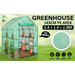 Home Ready Apex 1.43x1.43x1.95M Garden Greenhouse Walk-In Shed PE - Home & Garden > Green Houses