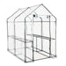 Home Ready Apex 1.9x1.2x1.9M Garden Greenhouse Walk-In Shed PVC - Home & Garden > Green Houses