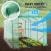 Home Ready Apex 3.5x2x2M Garden Greenhouse Walk-In Shed PE - Home & Garden > Green Houses