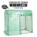Home Ready Dome 200cm Garden Greenhouse Shed PE Cover Only - Home & Garden > Green Houses