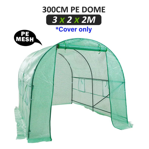 Home Ready Dome Tunnel 300cm Garden Greenhouse Shed PE Cover Only - Home & Garden > Green Houses