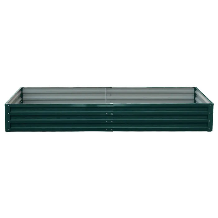 Wallaroo Garden Bed 240 x 120 x 30cm Galvanized Steel - Green - Home & Garden > Garden Beds