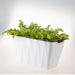 35cm White Rectangular Ourdoor Planter