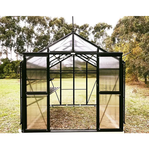 Imperial 3180 - 8 mm Polycarbonate Greenhouse - Black