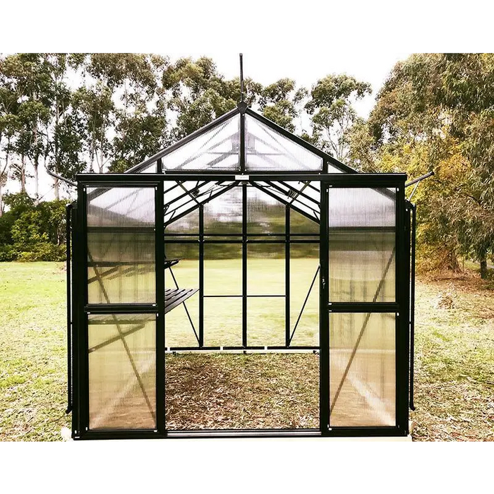 Imperial 3180 - 8 mm Polycarbonate Greenhouse - Black