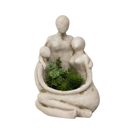 Arty Family Circle Planter w/Hole & Plug 27x33x50cm