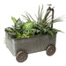 Cart Planter with Decorative Tap