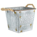 Farmers Market Galvanised Square Planter - Plants & Pots