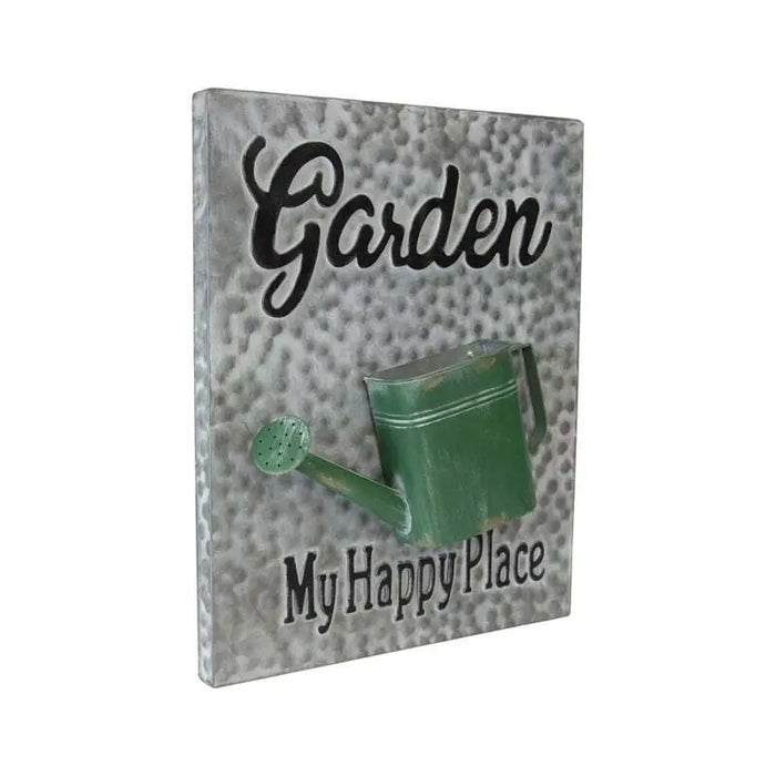 ’Garden My Happy Place’ 3D Wallart - Signs