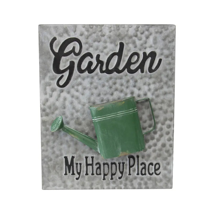 ’Garden My Happy Place’ 3D Wallart - Signs