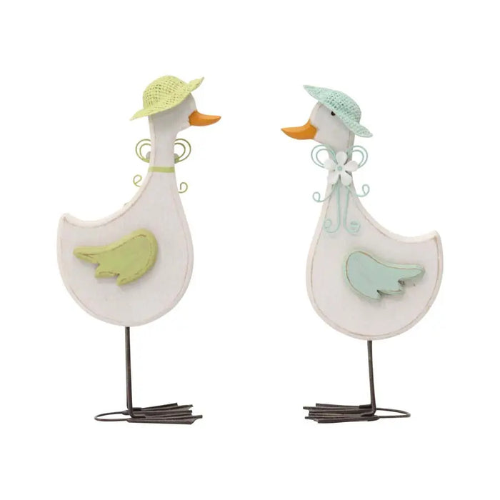 Set/2 Asst Glamorous Ducks 13x9x25.5cm