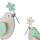 Set of 2 Sweetheart Birds with Flower - Decorative